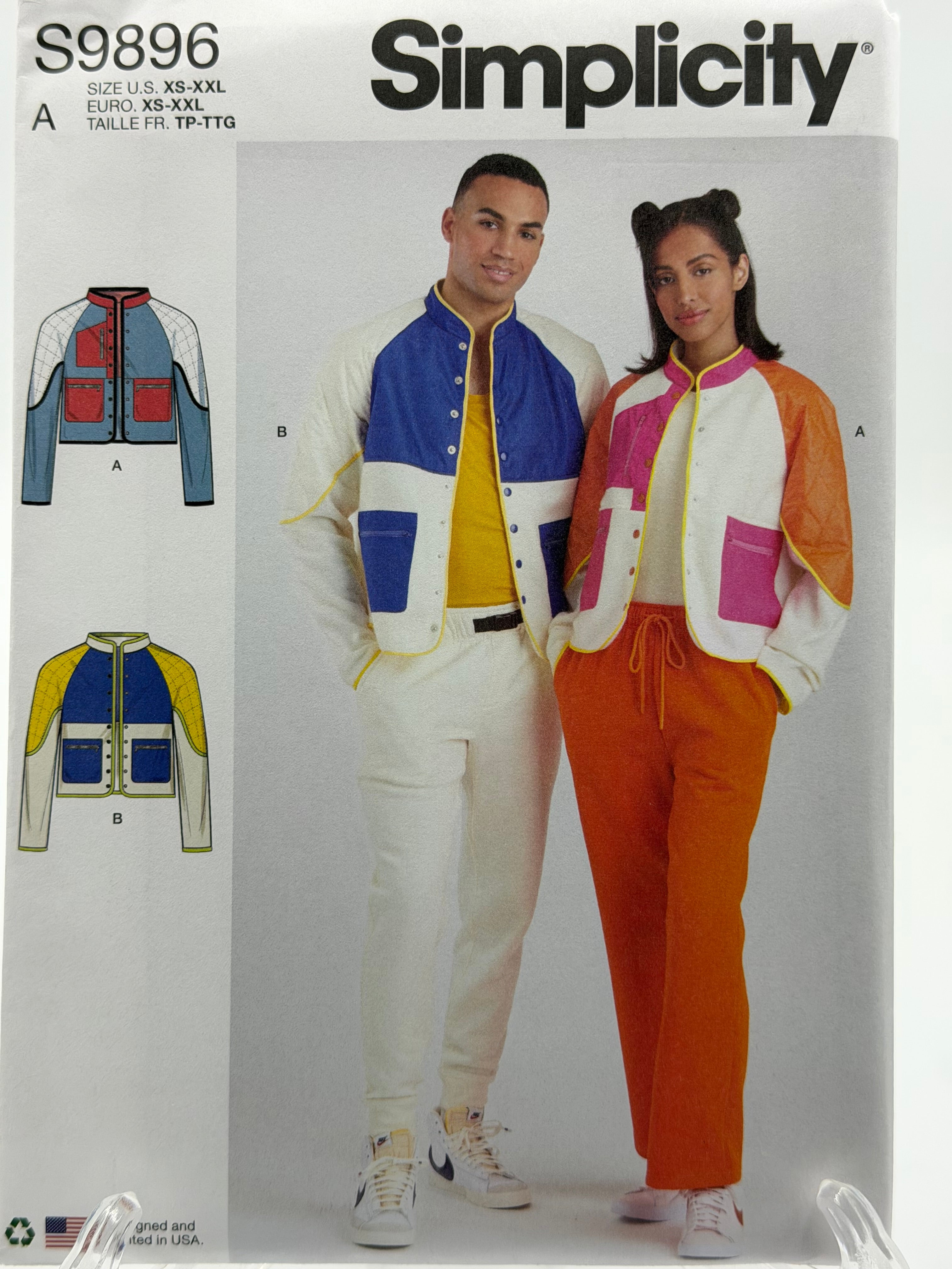 Simplicity S9896 Unisex Jacket Sewing Pattern
