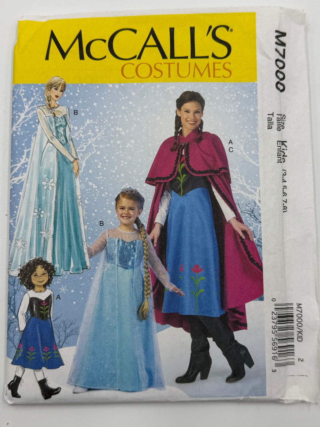 McCall's M7000 Frozen-Inspired Costume Sewing Pattern