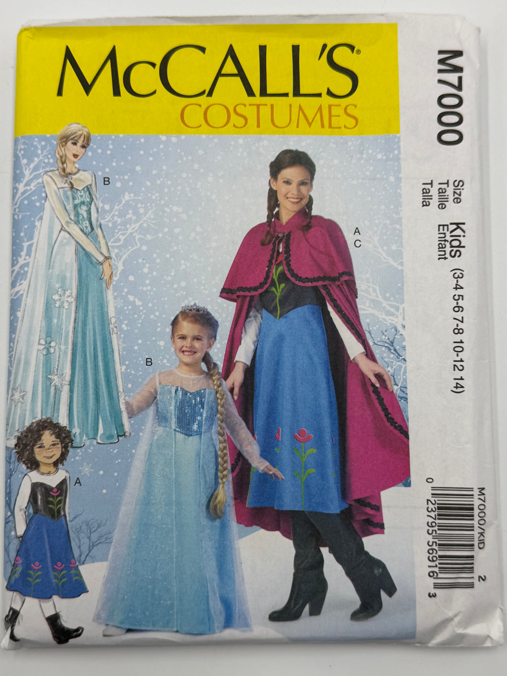 McCall's M7000 Frozen-Inspired Costume Sewing Pattern