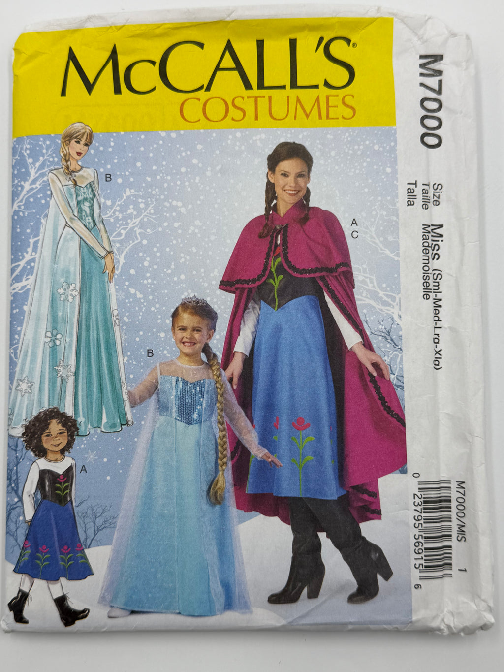 McCall's M7000 Frozen-Inspired Costume Sewing Pattern