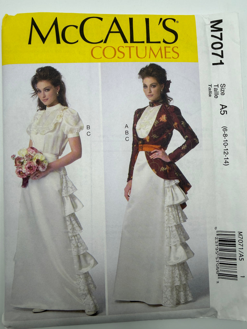 McCall's M7071 Victorian Steampunk Jacket, Blouse & Skirt Sewing Pattern