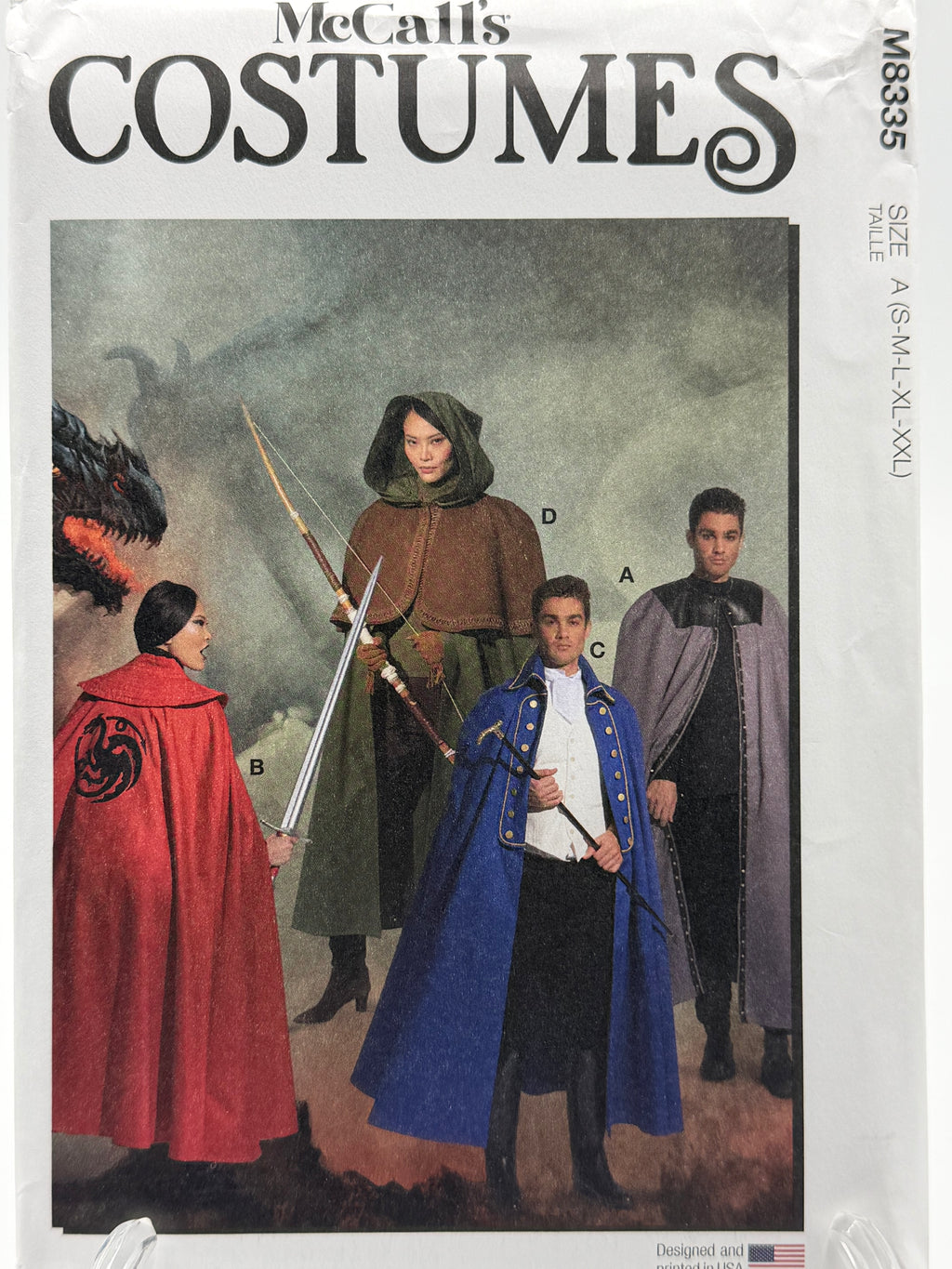 McCall's M8335 – Misses' and Men's Costume Capes