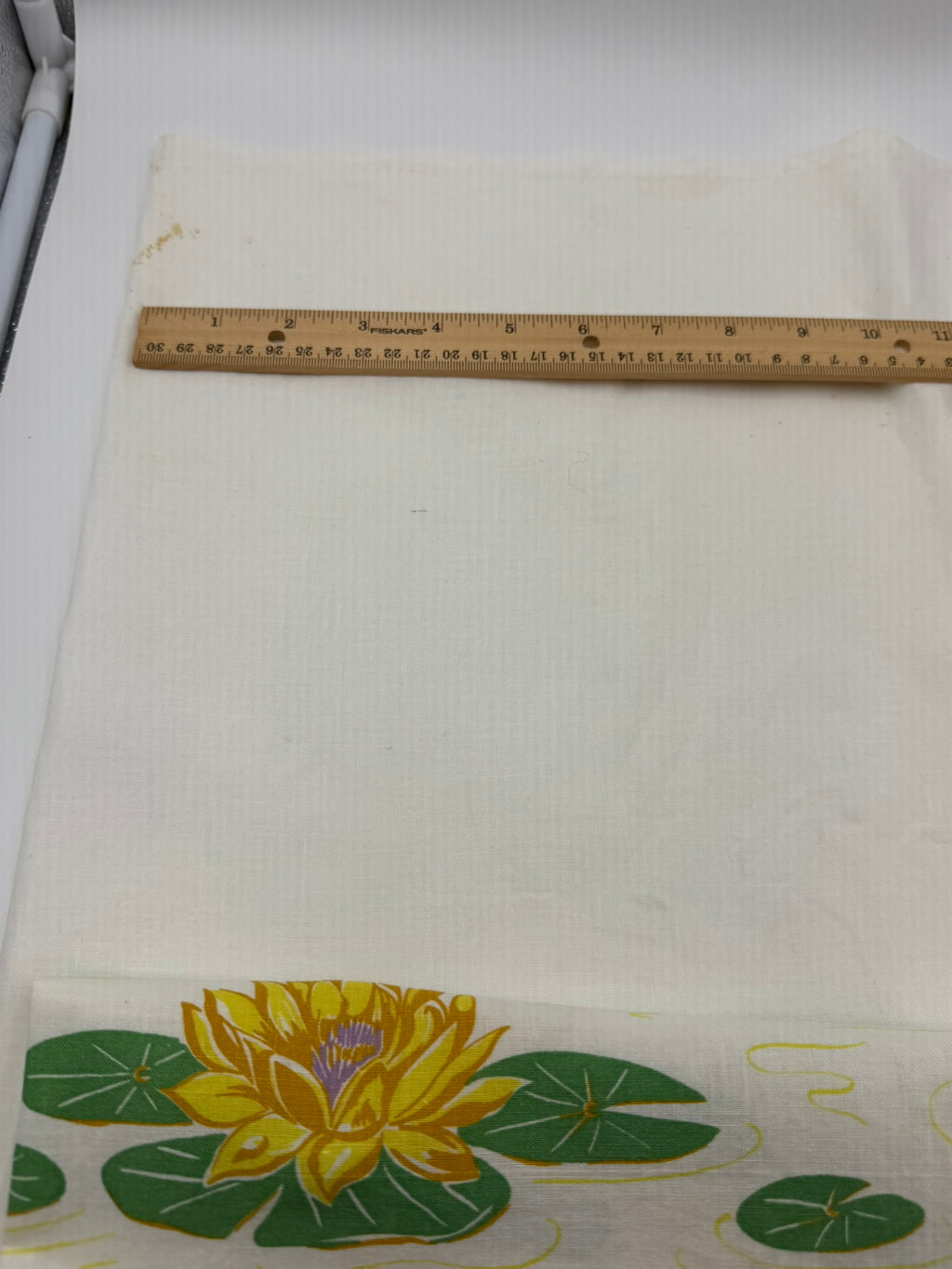 Antique Authentic Feed Sack Material: Purple Lotus (2pc)